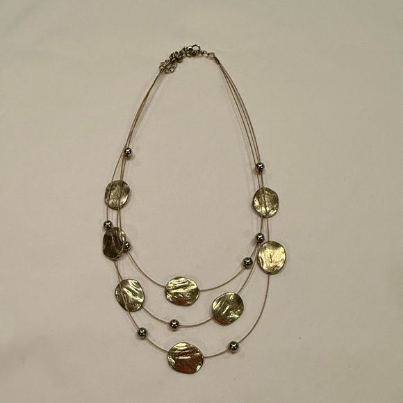 Elegant Gold Multi-Layer Necklace - Picture 5 of 5